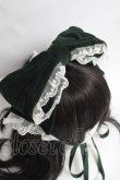 画像4: metamorphose / 別珍リボンヘッドドレス  グリーン Y-26-03-16-072-ME-AC-SZ-ZY (4)