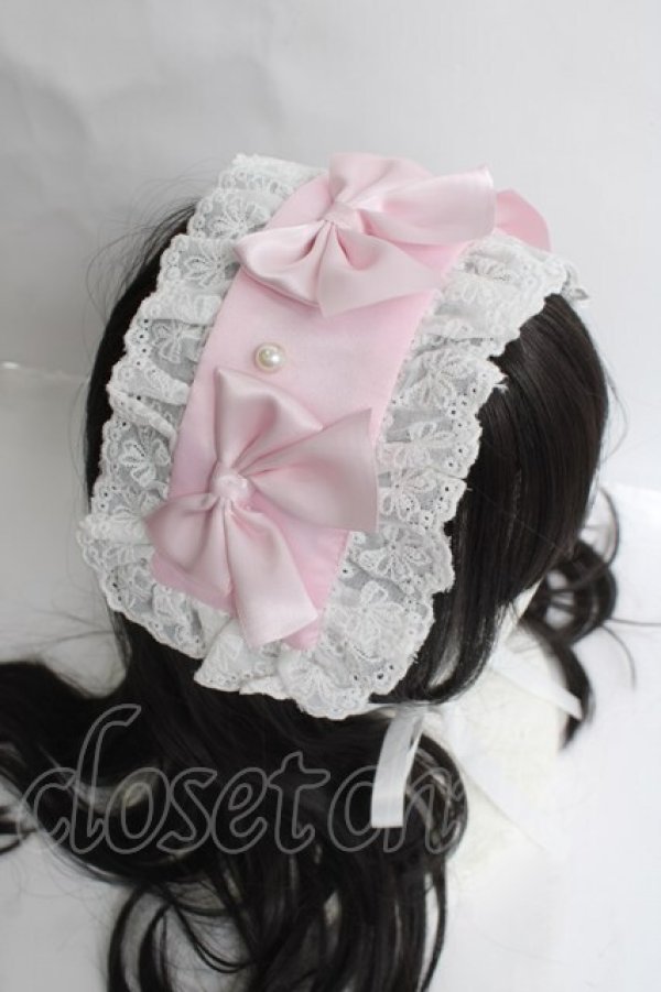 画像3: LOLITA / ヘッドドレス  ピンク Y-26-03-16-073-LO-AC-SZ-ZY (3)