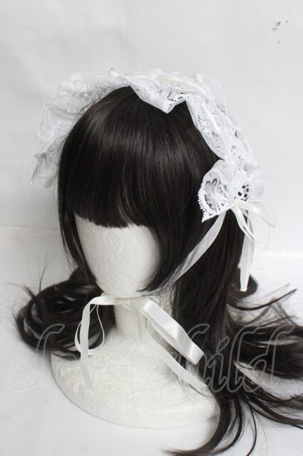 画像1: MABLE / レースヘッドドレス   Y-26-03-16-074-GO-AC-SZ-ZY (1)