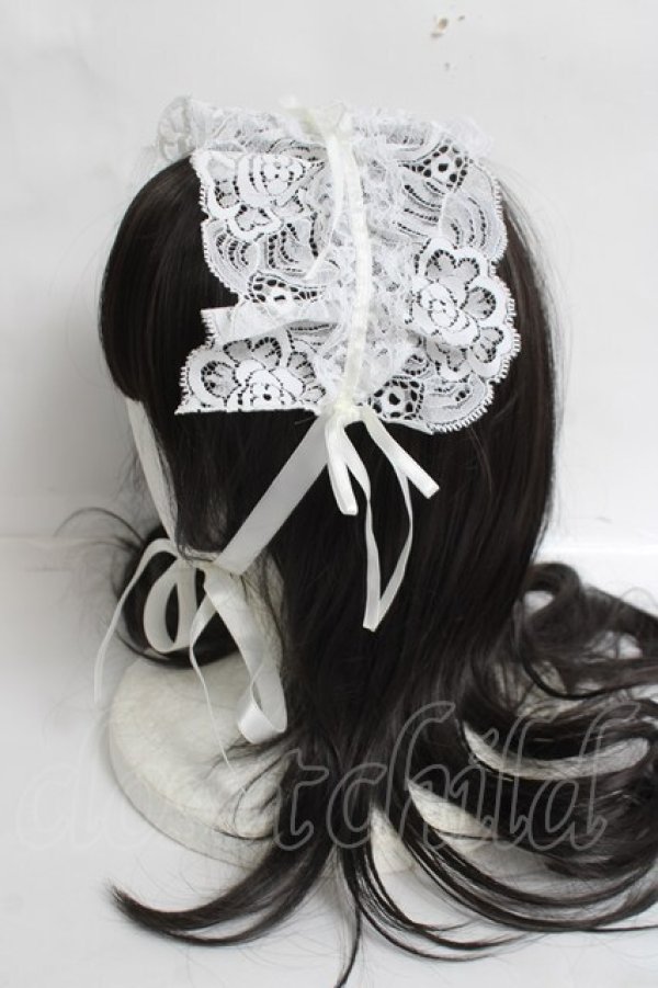 画像2: MABLE / レースヘッドドレス   Y-26-03-16-074-GO-AC-SZ-ZY (2)