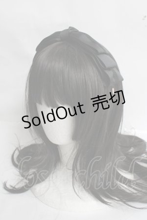 画像: ｍ petit by misako / AM*NIリボンカチューシャ  中黒 Y-26-03-16-076-LO-AC-SZ-ZY