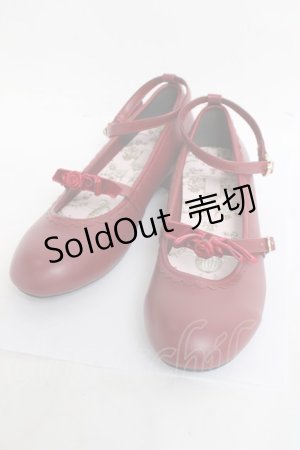 画像: m petit by misako / ニナス フラットパンプス L 赤 Y-26-03-16-078-LO-SH-SZ-ZY