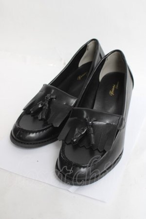 画像: Kurumi Collaboration / KRPUタッセルローファーP LL 濃黒 Y-26-03-16-087-LO-SH-SZ-ZY