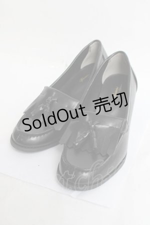 画像: Kurumi Collaboration / KRPUタッセルローファーP LL 濃黒 Y-26-03-16-087-LO-SH-SZ-ZY