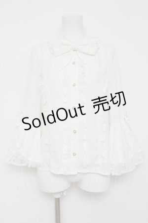 画像: axes femme kawaii / 姫袖7分丈ブラウス M 白 Y-26-03-16-089-AX-BL-SZ-ZY