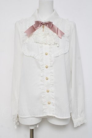 画像: Amavel / 鍵モチーフジャボブラウス F ピンク Y-26-03-16-090-CA-BL-SZ-ZY