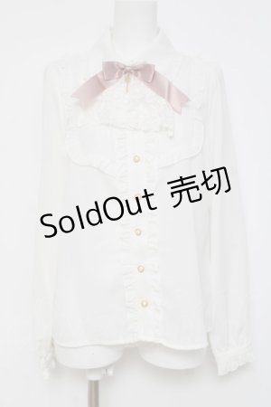 画像: Amavel / 鍵モチーフジャボブラウス F ピンク Y-26-03-16-090-CA-BL-SZ-ZY