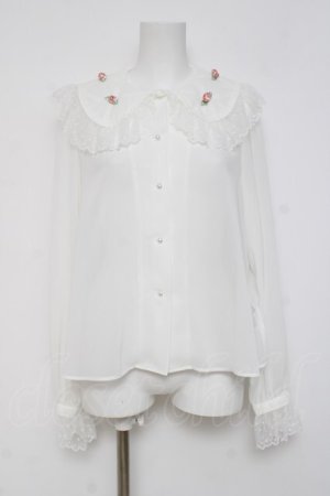 画像: Angelic Pretty / Le Petit Roseブラウス  シロ Y-26-03-16-092-AP-BL-AS-ZY