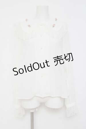 画像: Angelic Pretty / Le Petit Roseブラウス  シロ Y-26-03-16-092-AP-BL-AS-ZY
