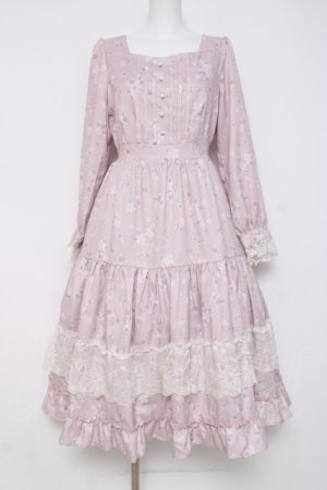 画像: axes femme / SAKURAティアードワンピース F ピンク Y-26-03-16-097-AX-OP-SZ-ZY