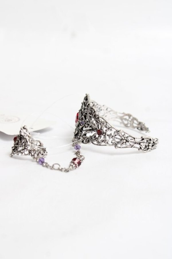 画像2: axes femme POETIQUE / アラビアンフィンガーブレスレット  シルバー Y-26-03-16-012-AX-AC-SZ-ZY (2)