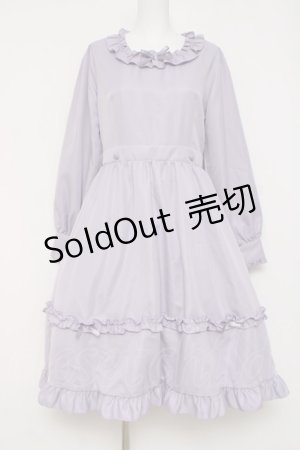 画像: Virally / バッスル風ワンピース  ラベンダー Y-26-03-16-100-LO-OP-SZ-ZY