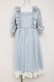 画像1: Maria pipi / SUMMER WATER DRESS 42 サックス Y-26-03-16-102-EL-OP-SZ-ZY (1)