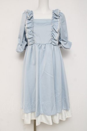 画像: Maria pipi / SUMMER WATER DRESS 42 サックス Y-26-03-16-102-EL-OP-SZ-ZY