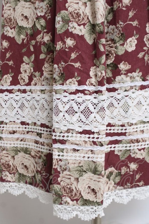 画像6: HirokoTokumine / オールドローズワンピースセット  ワイン Y-26-03-16-107-LO-OP-AS-ZY (6)