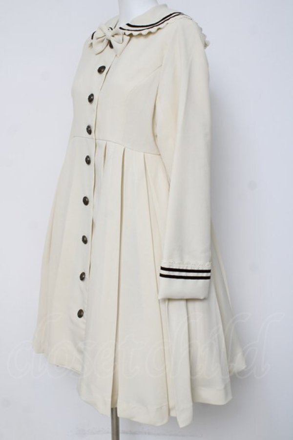 画像2: metamorphose / セーラースプリングコート  アイボリー Y-26-03-16-110-ME-CO-SZ-ZY (2)