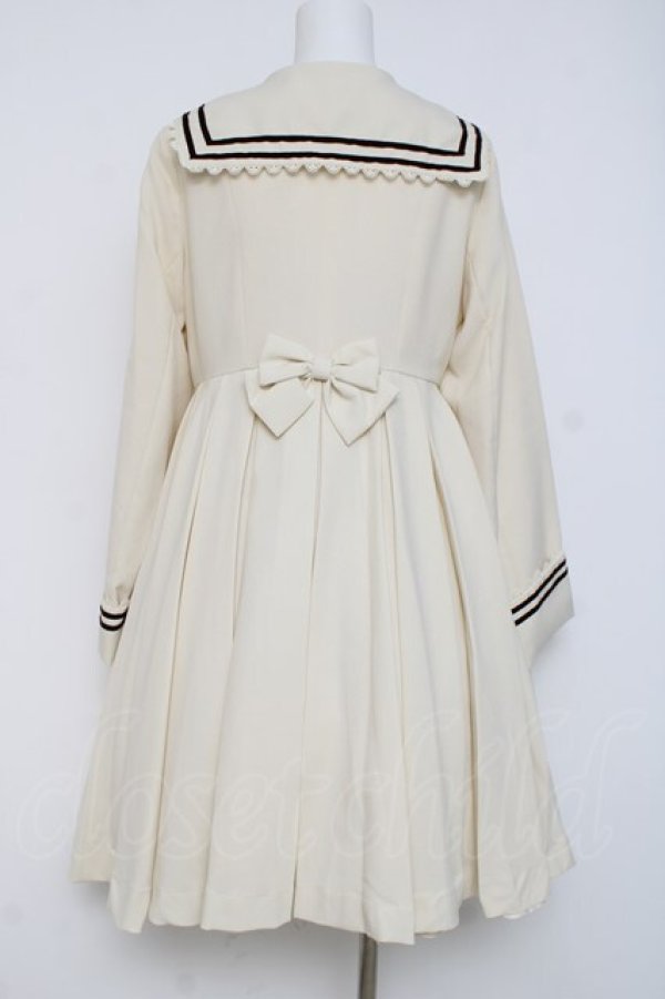 画像3: metamorphose / セーラースプリングコート  アイボリー Y-26-03-16-110-ME-CO-SZ-ZY (3)