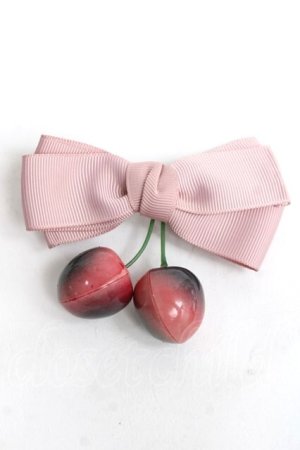 画像: LOLITAその他(お買取対象外) / チェリーリボンクリップ  ピンク Y-26-03-16-015-LO-ZA-SZ-ZY