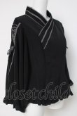 画像2: metamorphose / 着物合わせ風ブラウス  黒 Y-26-03-16-115-ME-BL-AS-ZY (2)