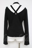 画像3: DARK IN LOVE / チョーカーデザインカットソー  黒 Y-26-03-16-122-PU-TO-SZ-ZY (3)