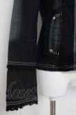 画像4: Ozz On / 袖刺繍デニムジャケット  インディゴ Y-26-03-16-123-OO-JA-SZ-ZY (4)