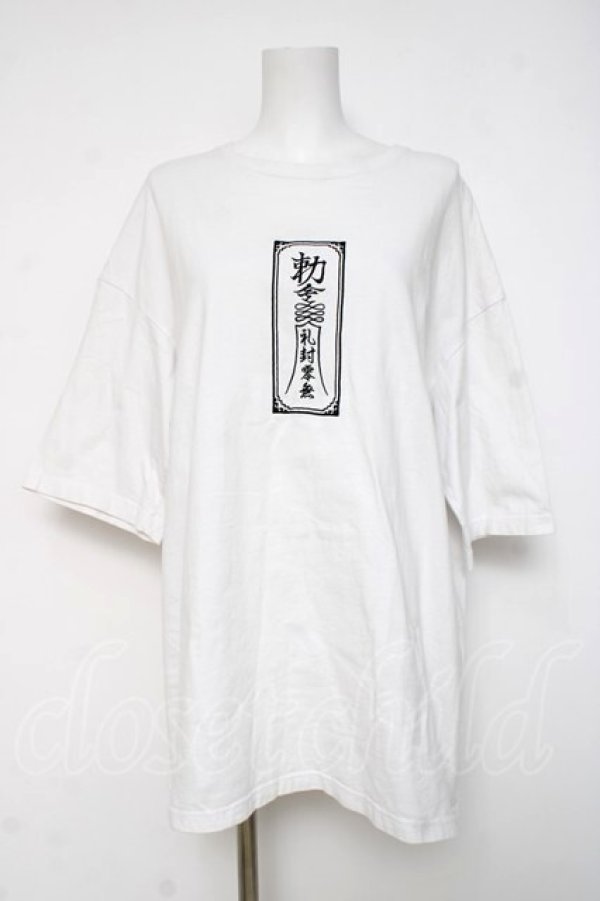 画像1: REFLEM / 勅令プリンターTEE F ホワイト Y-26-03-16-129-PU-TO-SZ-ZY (1)