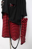 画像3: CIVARIZE / パンクレイヤード2PセットTシャツ F ブラック/レッド Y-26-03-16-135-GO-TS-SZ-ZY (3)