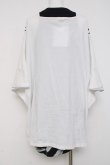 画像3: CIVARIZE / Gabriel ポンチョTシャツ F ホワイト/ブラック Y-26-03-16-137-GO-TS-SZ-ZY (3)