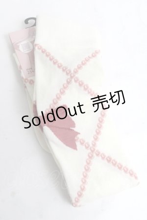 画像: FLC / ECHSOVKレースアップソックス 23-25 濃白 Y-26-03-16-020-LO-ZA-SZ-ZY