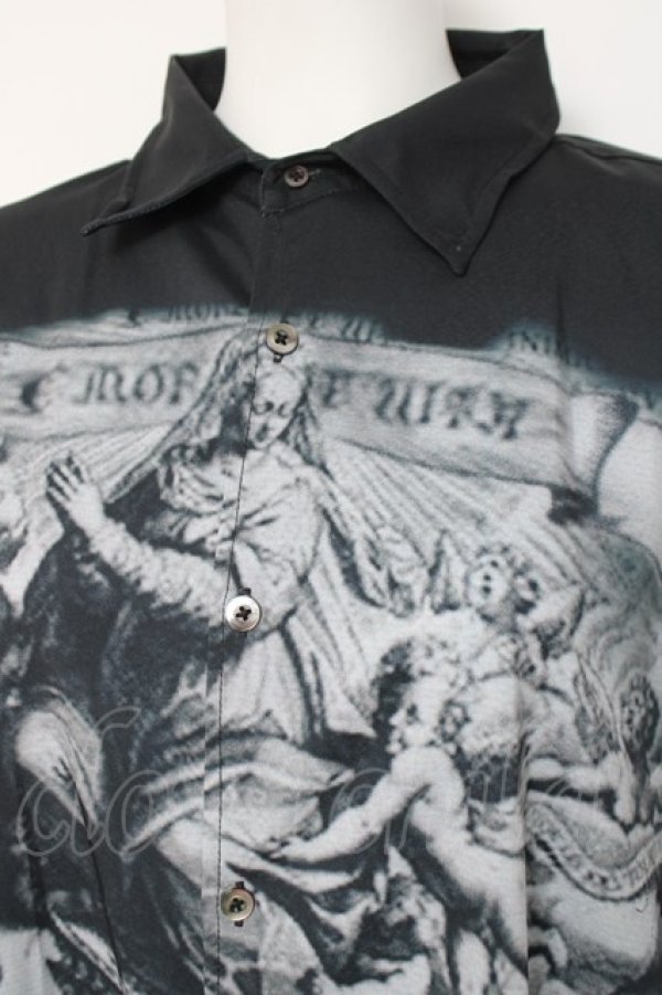 画像4: CIVARIZE / 絵画総柄プリントビッグシャツ F ブラック Y-26-03-16-139-GO-BL-SZ-ZY (4)