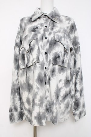 画像: REFLEM / オーバームラ染めシャツ F グレー Y-26-03-16-141-PU-BL-SZ-ZY