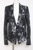 画像1: CIVARIZE / Demystify フラワー総柄テーラード 44 ブラック Y-26-03-16-142-GO-JA-SZ-ZY (1)