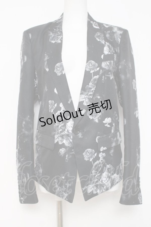 画像1: CIVARIZE / Demystify フラワー総柄テーラード 44 ブラック Y-26-03-16-142-GO-JA-SZ-ZY (1)