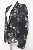 画像2: CIVARIZE / Demystify フラワー総柄テーラード 44 ブラック Y-26-03-16-142-GO-JA-SZ-ZY (2)