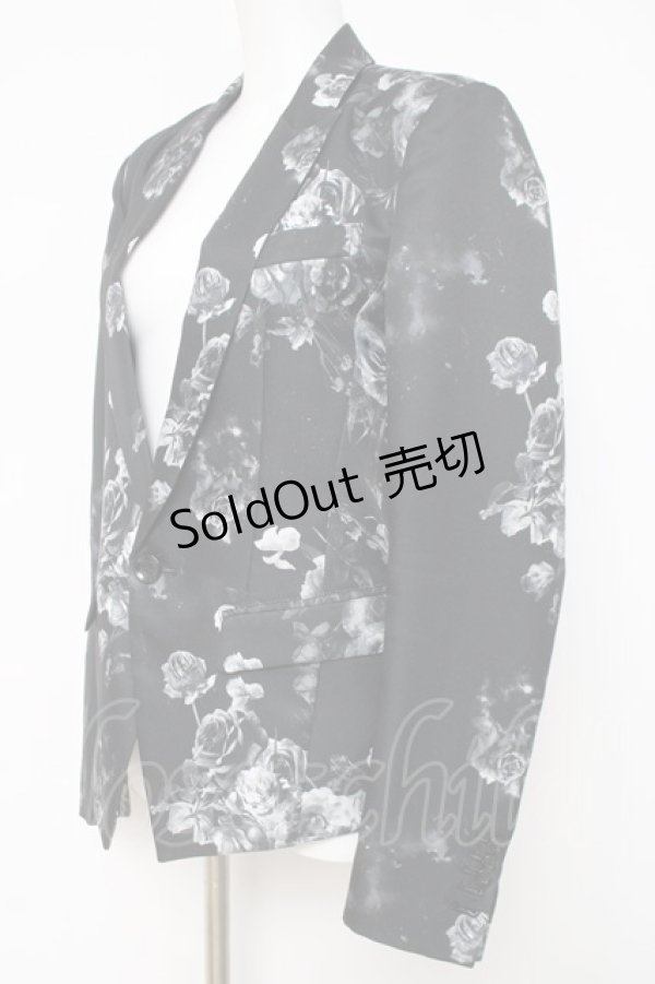 画像2: CIVARIZE / Demystify フラワー総柄テーラード 44 ブラック Y-26-03-16-142-GO-JA-SZ-ZY (2)