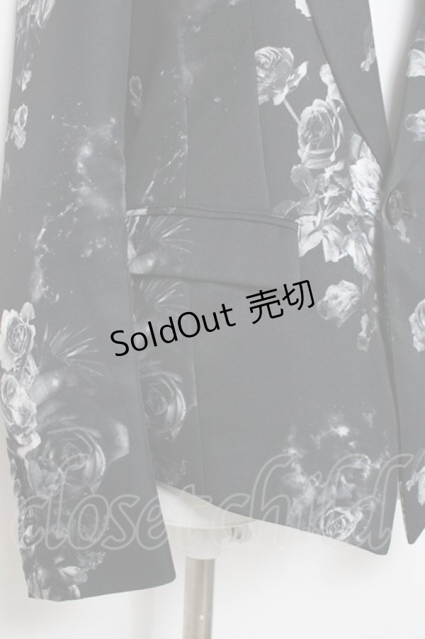 画像4: CIVARIZE / Demystify フラワー総柄テーラード 44 ブラック Y-26-03-16-142-GO-JA-SZ-ZY (4)