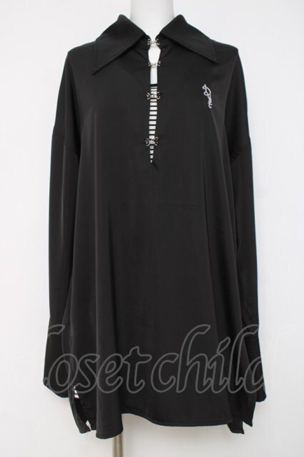 画像1: Dust Devil / プルオーバーシャツ+タンクトップ2Pセット F ブラック Y-26-03-16-143-PU-BL-SZ-ZY (1)