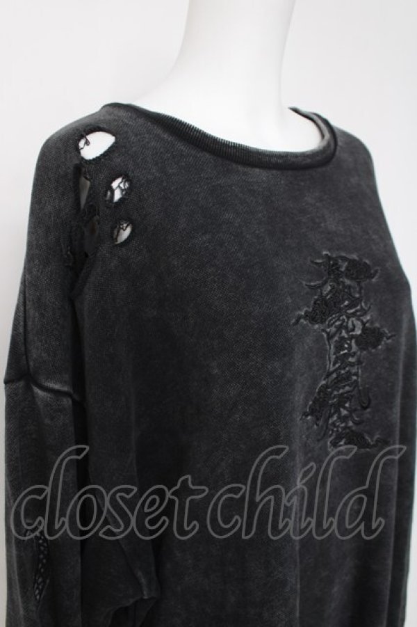 画像4: REFLEM / ドラゴン刺繍プルオーバー F ブラック Y-26-03-16-147-PU-TO-SZ-ZY (4)