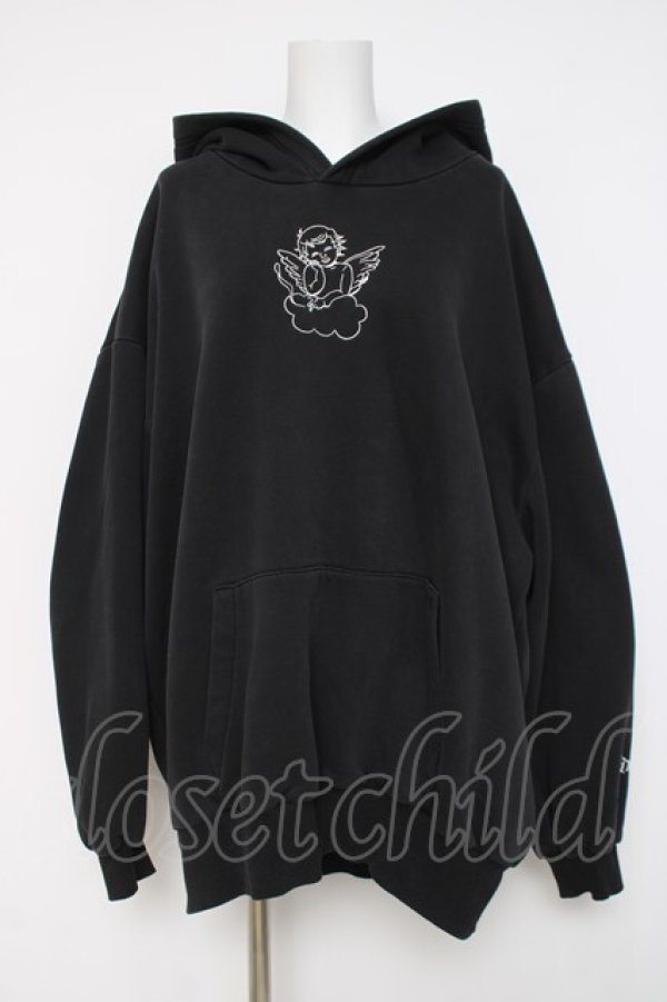 画像1: DimMoire / “Chilling Angel” BIGフーディ F ブラック Y-26-03-16-152-PU-TO-SZ-ZY (1)