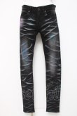 画像1: CIVARIZE / 吹き付け立体加工スキニーデニムパンツ 42 ブラック Y-26-03-16-155-GO-PA-SZ-ZY (1)