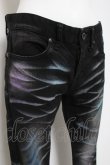 画像4: CIVARIZE / 吹き付け立体加工スキニーデニムパンツ 42 ブラック Y-26-03-16-155-GO-PA-SZ-ZY (4)