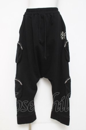 画像: KRY CLOTHING / KUSA サルエルパンツ F ブラック Y-26-03-16-156-EL-PA-SZ-ZY