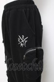画像2: KRY CLOTHING / KUSA サルエルパンツ F ブラック Y-26-03-16-156-EL-PA-SZ-ZY (2)