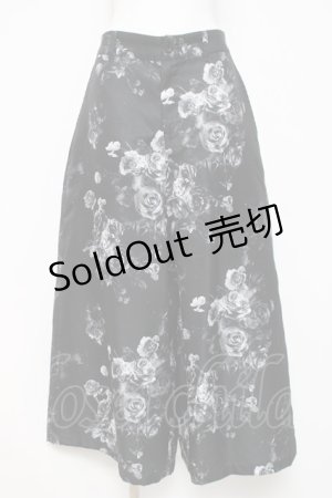 画像: CIVARIZE / Rose Pattern Wide Pants 46 ブラック Y-26-03-16-158-GO-PA-SZ-ZY