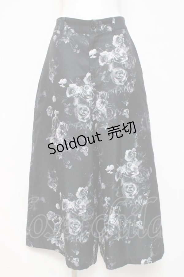画像1: CIVARIZE / Rose Pattern Wide Pants 46 ブラック Y-26-03-16-158-GO-PA-SZ-ZY (1)