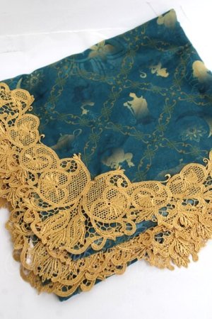 画像: axes femme / アラジン/大判ストール  グリーン Y-26-03-16-023-AX-BG-SZ-ZY