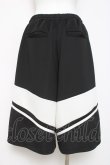 画像3: REFLEM / BIGジャージハーフパンツ F ブラック/ホワイト Y-26-03-16-159-PU-PA-SZ-ZY (3)