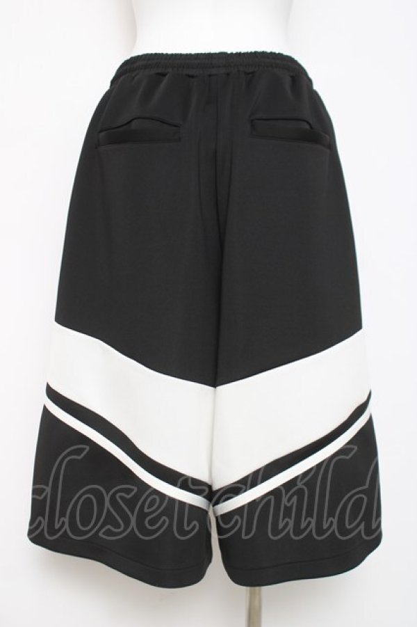 画像3: REFLEM / BIGジャージハーフパンツ F ブラック/ホワイト Y-26-03-16-159-PU-PA-SZ-ZY (3)