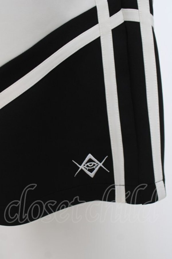 画像4: REFLEM / BIGジャージハーフパンツ F ブラック/ホワイト Y-26-03-16-159-PU-PA-SZ-ZY (4)