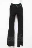 画像1: Ozz On / ストレッチフレアパンツ  黒 Y-26-03-16-160-OO-PA-SZ-ZY (1)